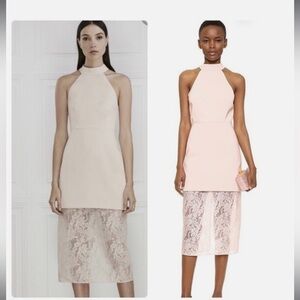 KEEPSAKE the Label Blush Lace Midi Dress XS